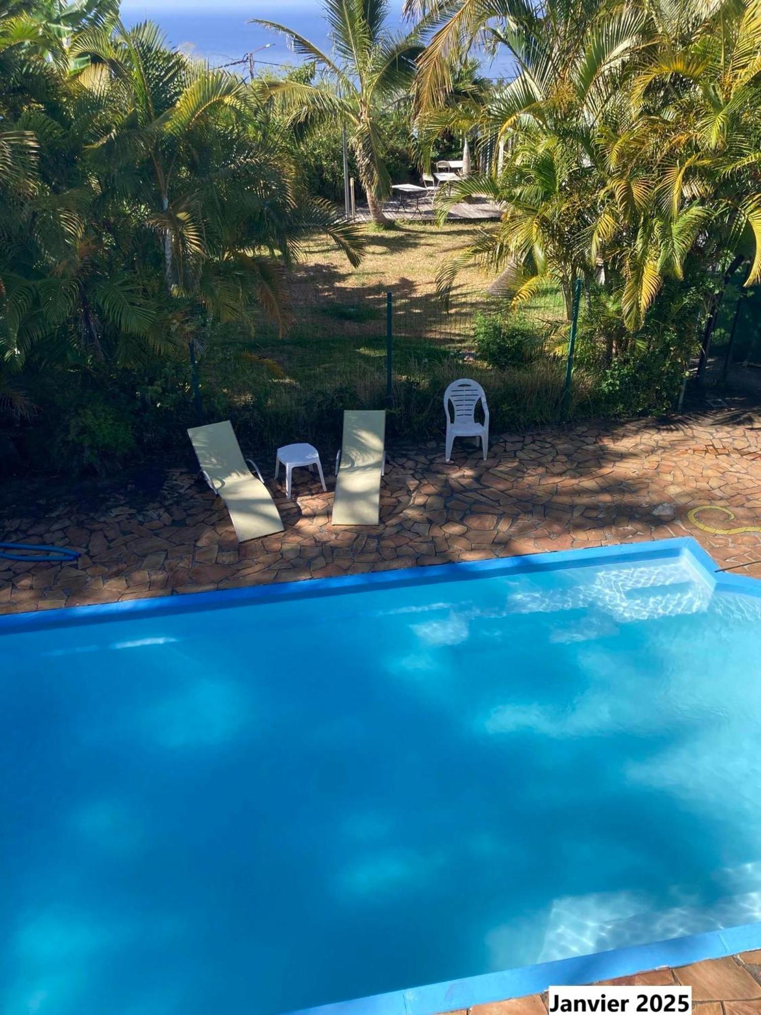 Les Bungalows Les Vanilliers, Sud Sauvage Avec Piscine Saint-Joseph Ngoại thất bức ảnh